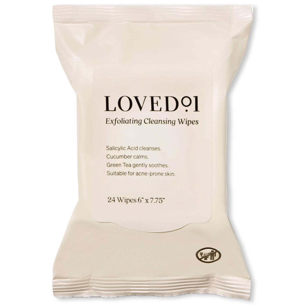 Loved01-toallitas-faciales-y-corporales-acido-salicilico para limpieza suave