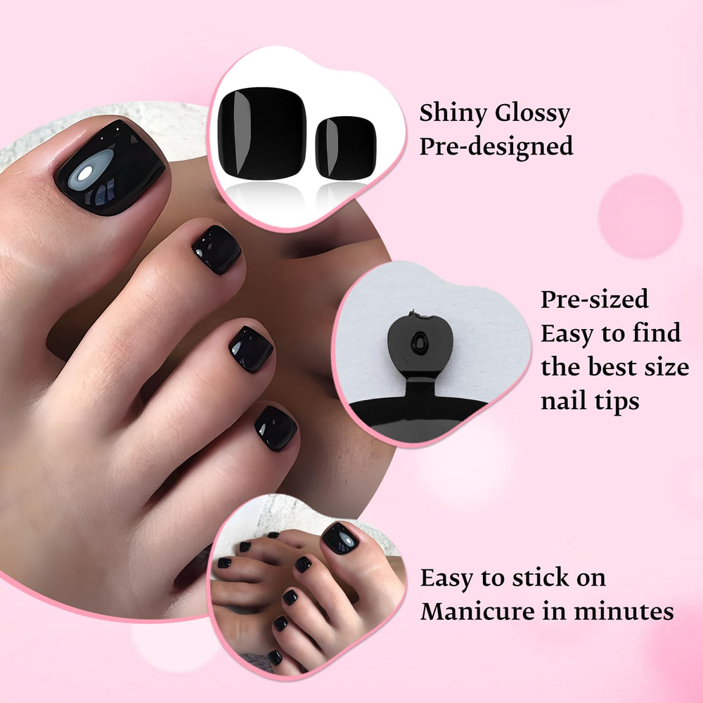 LoveOurHome empaque compacto negro para regalo o almacenamiento.