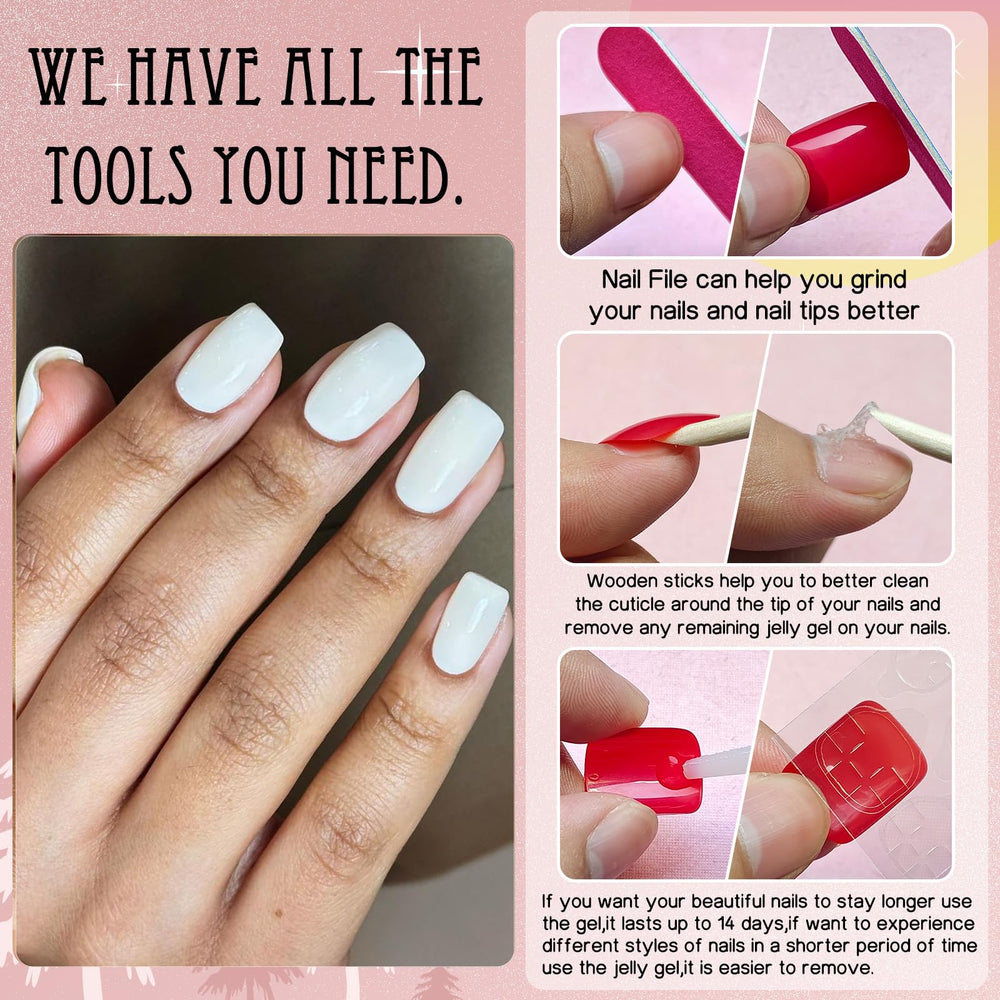 LoveOurHome tubo de pegamento para fijar uñas con duración