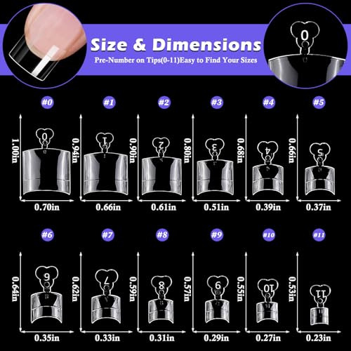 LoveOurHome uñas de pie en 12 tallas para un ajuste cómodo