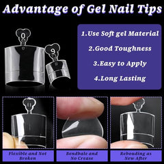 LoveOurHome aplicación fácil de uñas de gel para dedos sin lijado