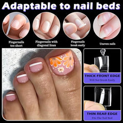 LoveOurHome uñas de gel duraderas y flexibles para dedos