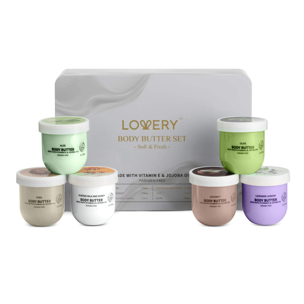 LOVERY set regalo en estuche de hojalata, ideal para ocasiones especiales