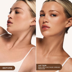 Loving Tan Deluxe Face Self Tanner: crema de textura ligera para absorción rápida