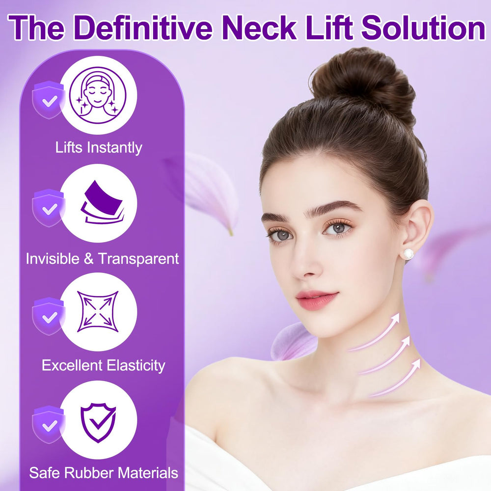 Loxbcin tira cuello ultra-delgada invisible bajo maquillaje