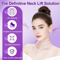 Loxbcin tira cuello ultra-delgada invisible bajo maquillaje