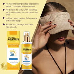 LOYOTICE spray protección solar para cabello teñido mantiene el color vibrante con SPF 30.