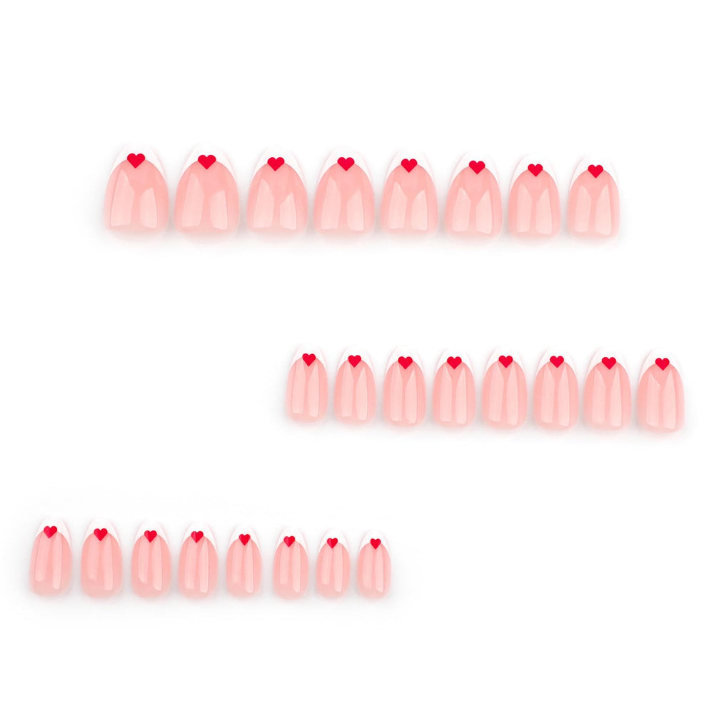 lpooddnu corazones-uñas-prensadas: ideal para San Valentín con estilo duradero