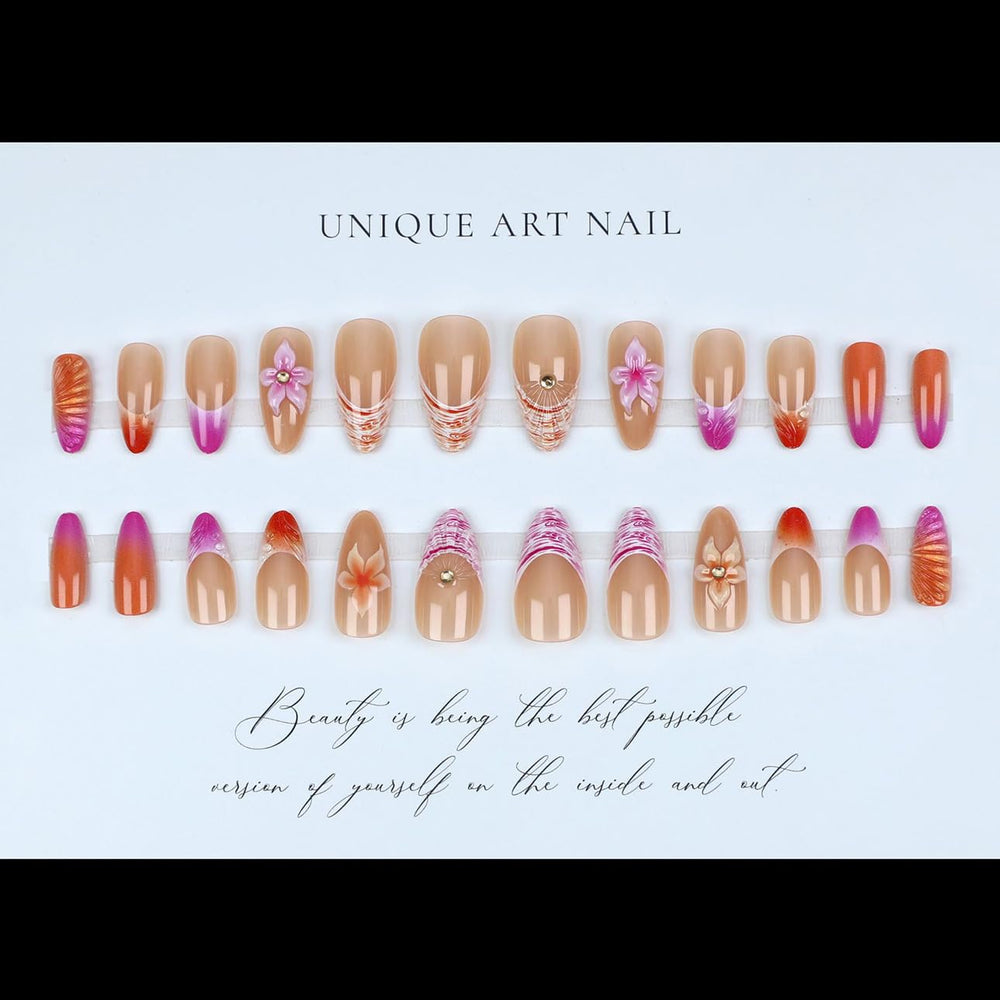 Kit de uñas 24 piezas para manicura casera.