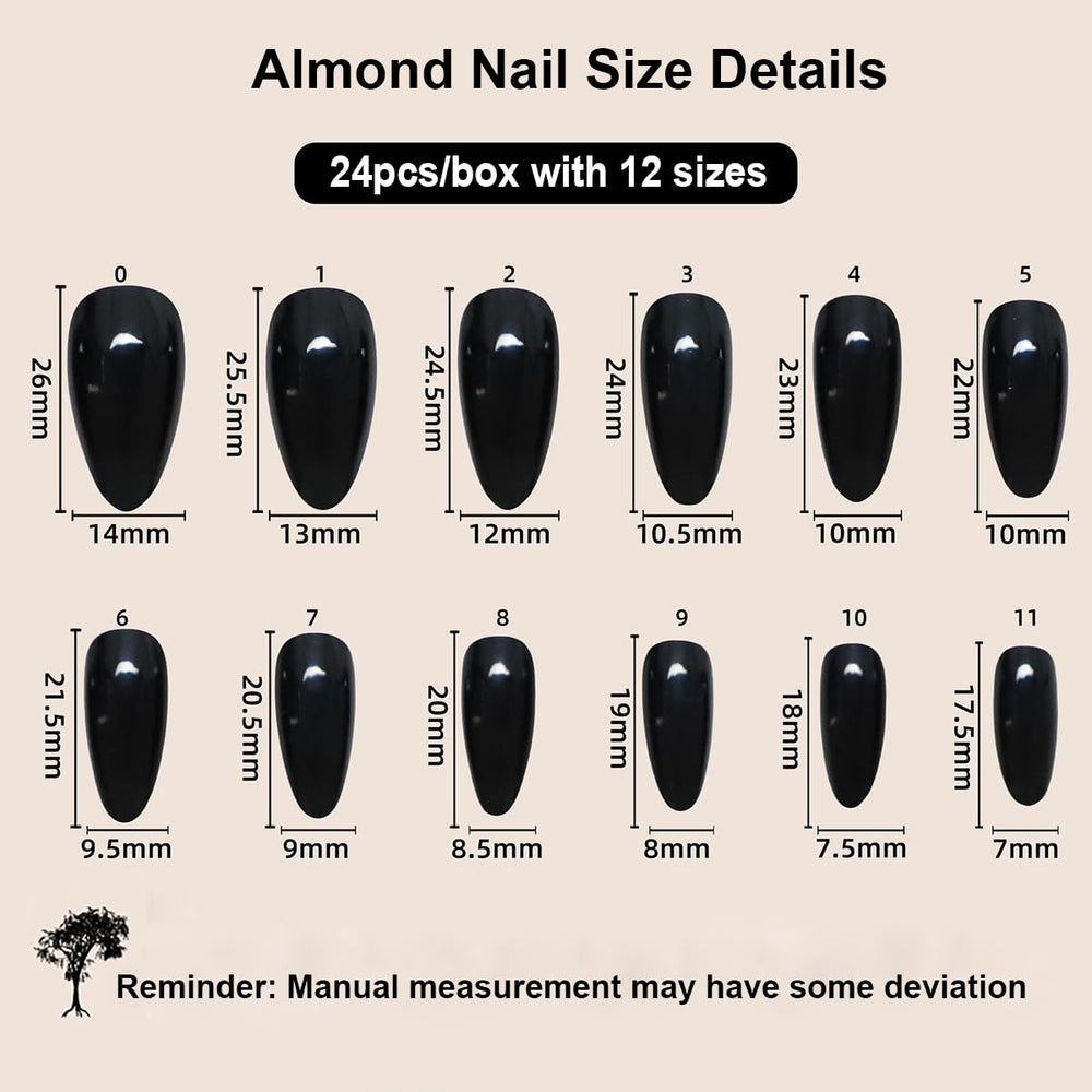 Uñas LPOODDNU en varias tallas para ajuste perfecto.