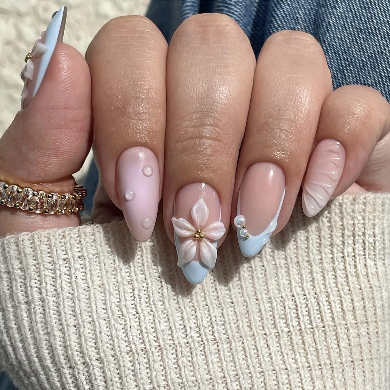 LPOODDNU uñas con borde francés para un look sofisticado