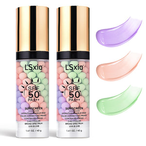 LSxia 3 en 1 primer hidratante prepara la piel para el maquillaje con textura suave