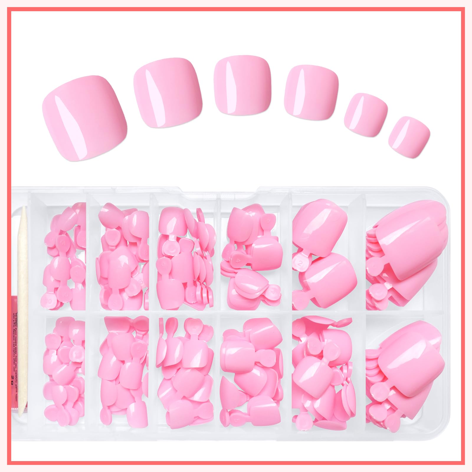 LuckForever kit de pedicure para casa, opciones rápidas para diferentes estilos.
