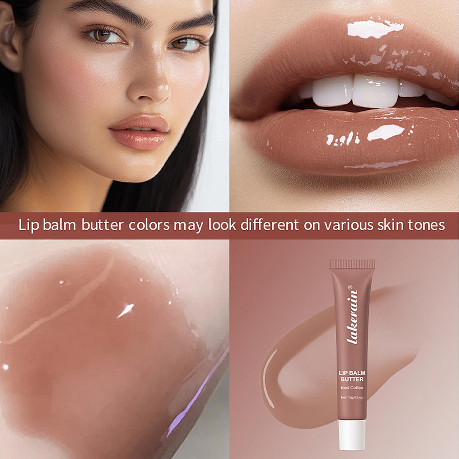 LuckNest balsamo labial repara lineas finas y suaviza labios.