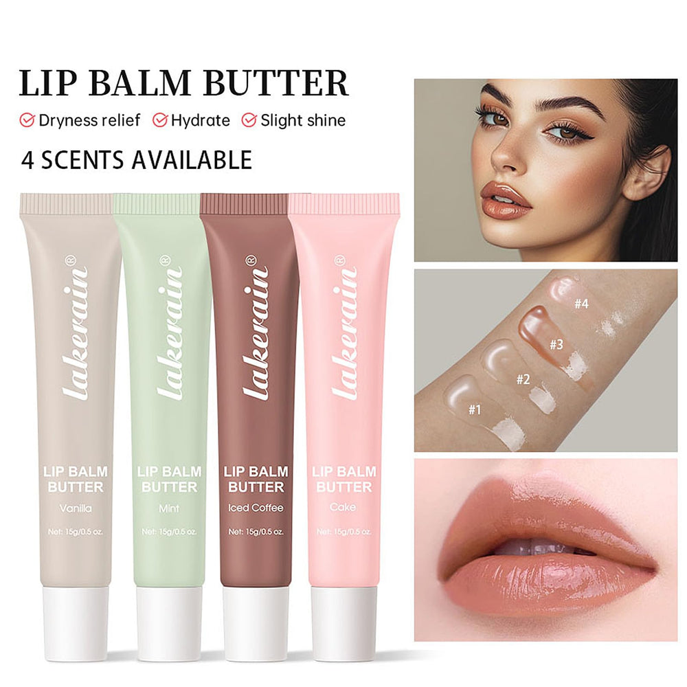 LuckNest balsamo labial, textura brillante para un aspecto luminoso y duradero.