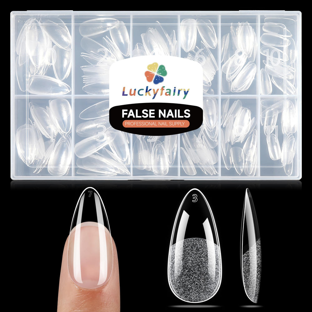 Caja Luckyfairy de puntas de almendra para extensiones en casa.