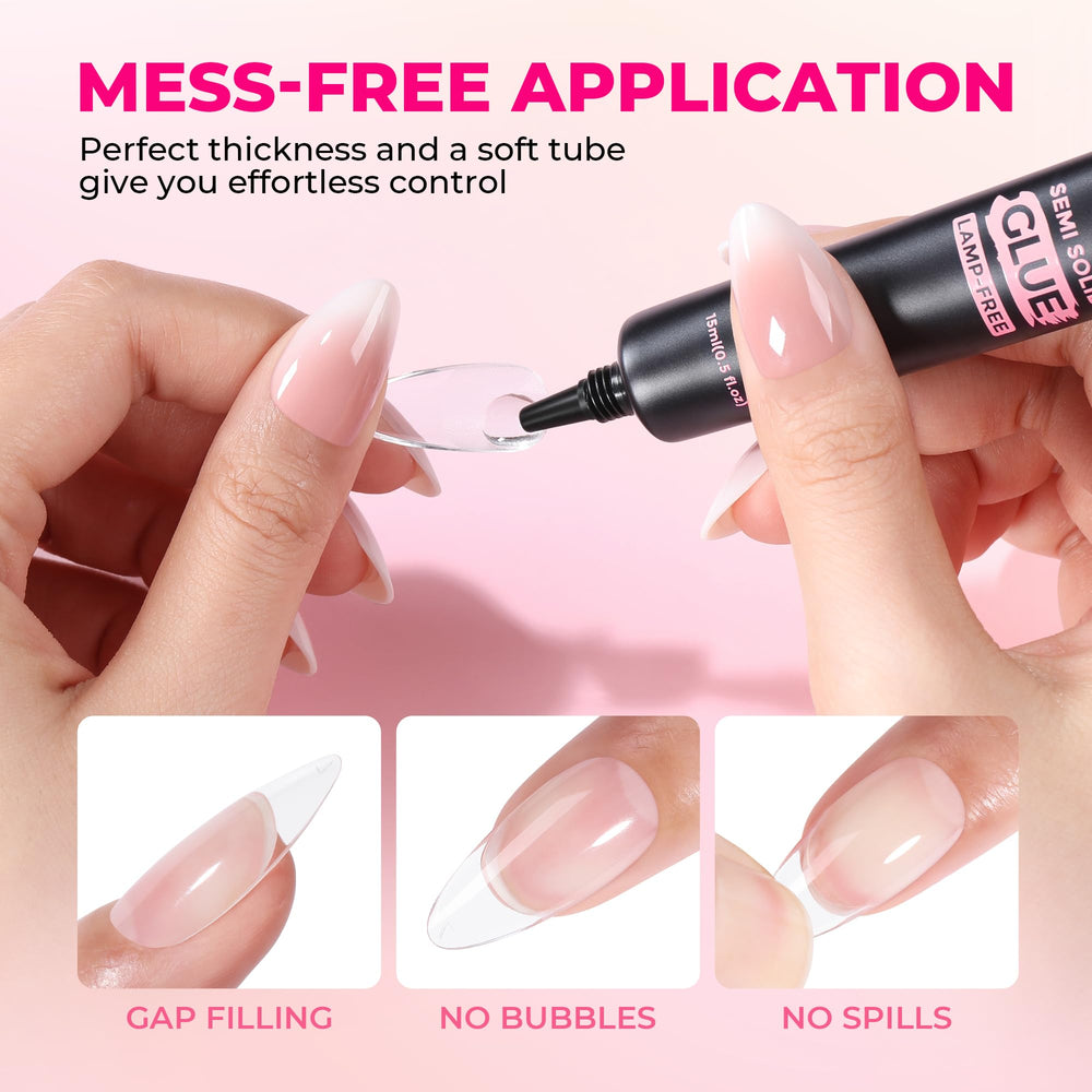 Luckyfairy aplicación precisa sin derrames ni manchas de uñas.
