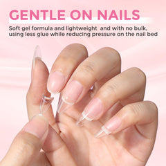 Luckyfairy puntas uñas duracion larga: manicura que dura más de 4 semanas con pegamento Luckyfairy
