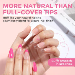 Luckyfairy puntas uñas material suave gel: sensación suave y comodidad para uñas naturales