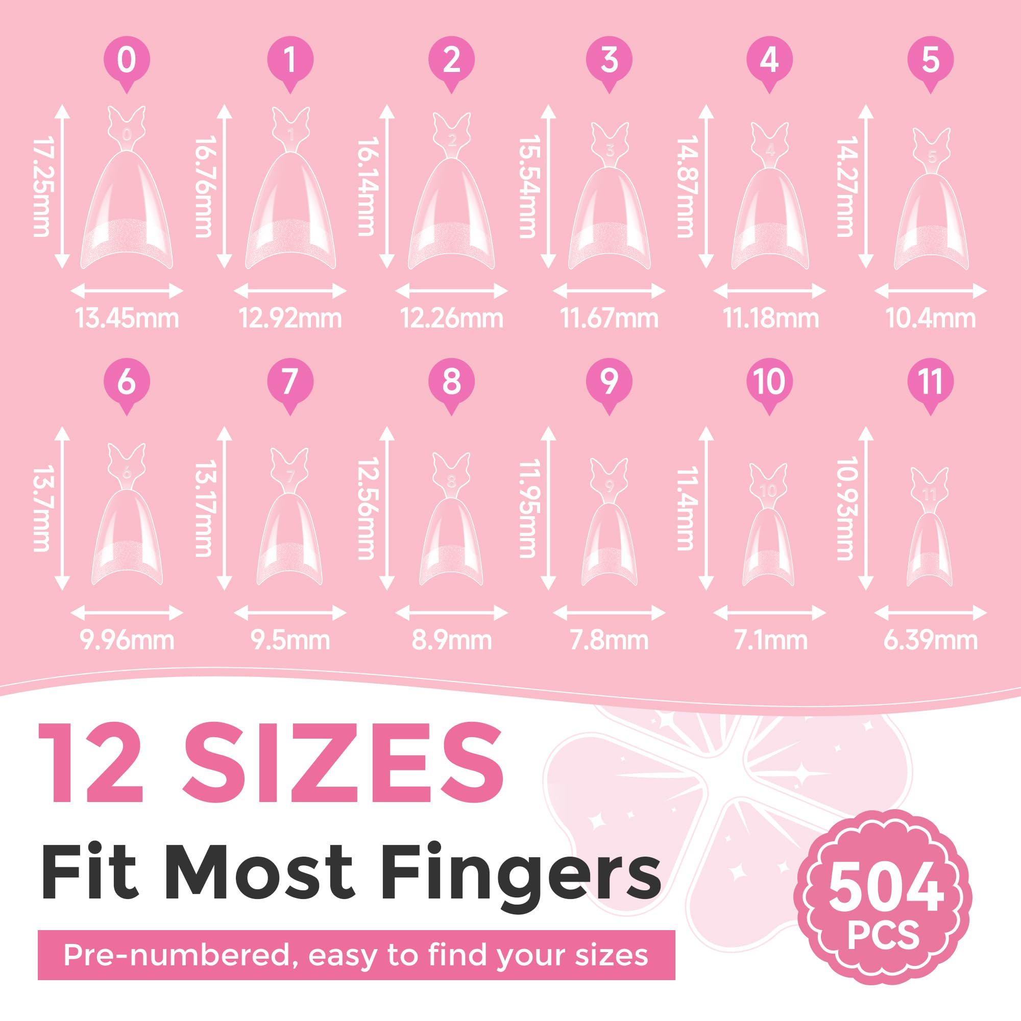 Luckyfairy puntas uñas uso doméstico o profesional: aptas para casa y salones