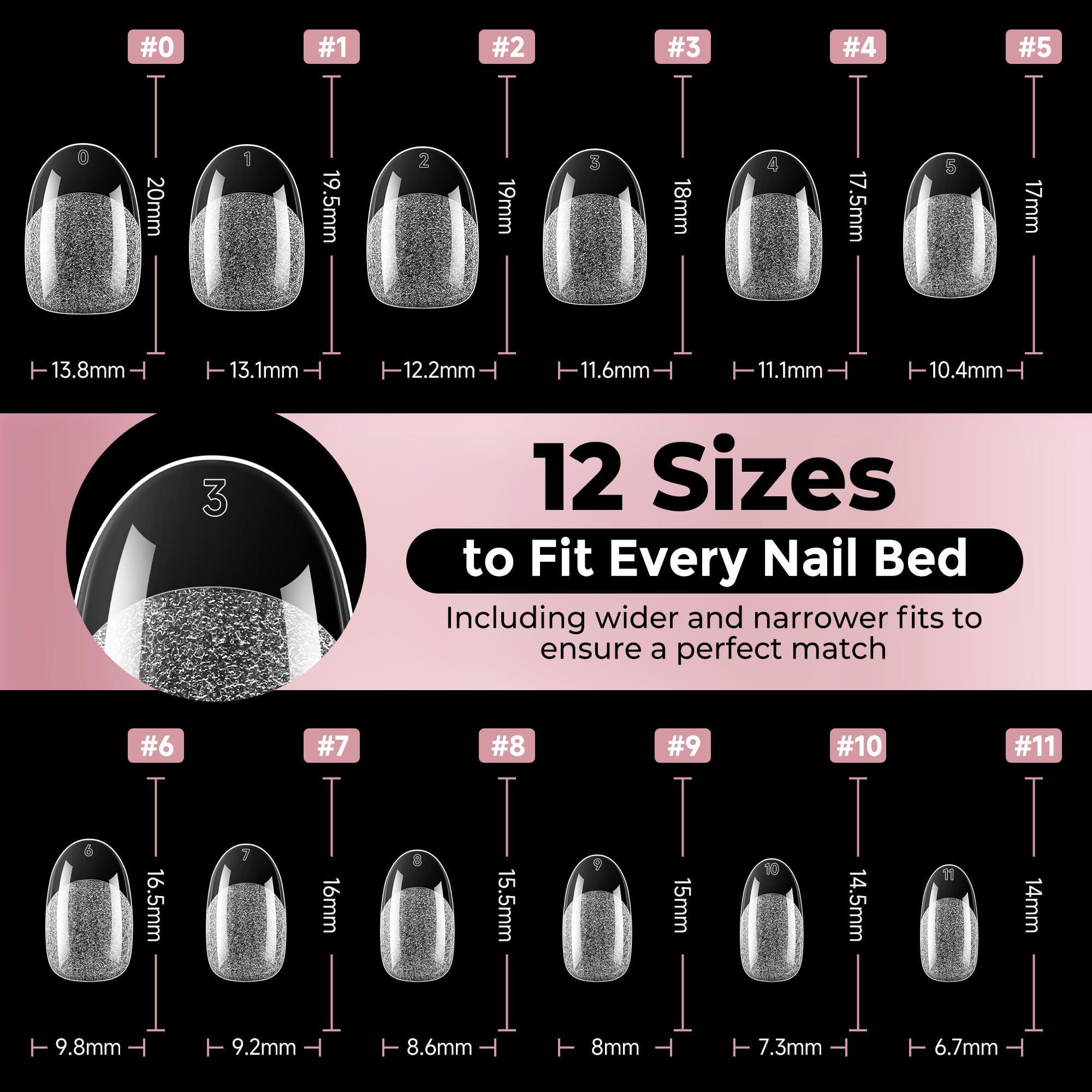 Uso versátil Luckyfairy para gel, acrílico, dip y arte de uñas