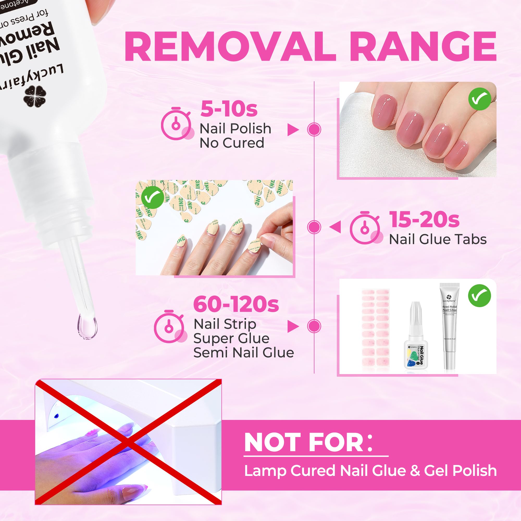 Uso doméstico de Luckyfairy Remover para retirar adhesivos en casa.