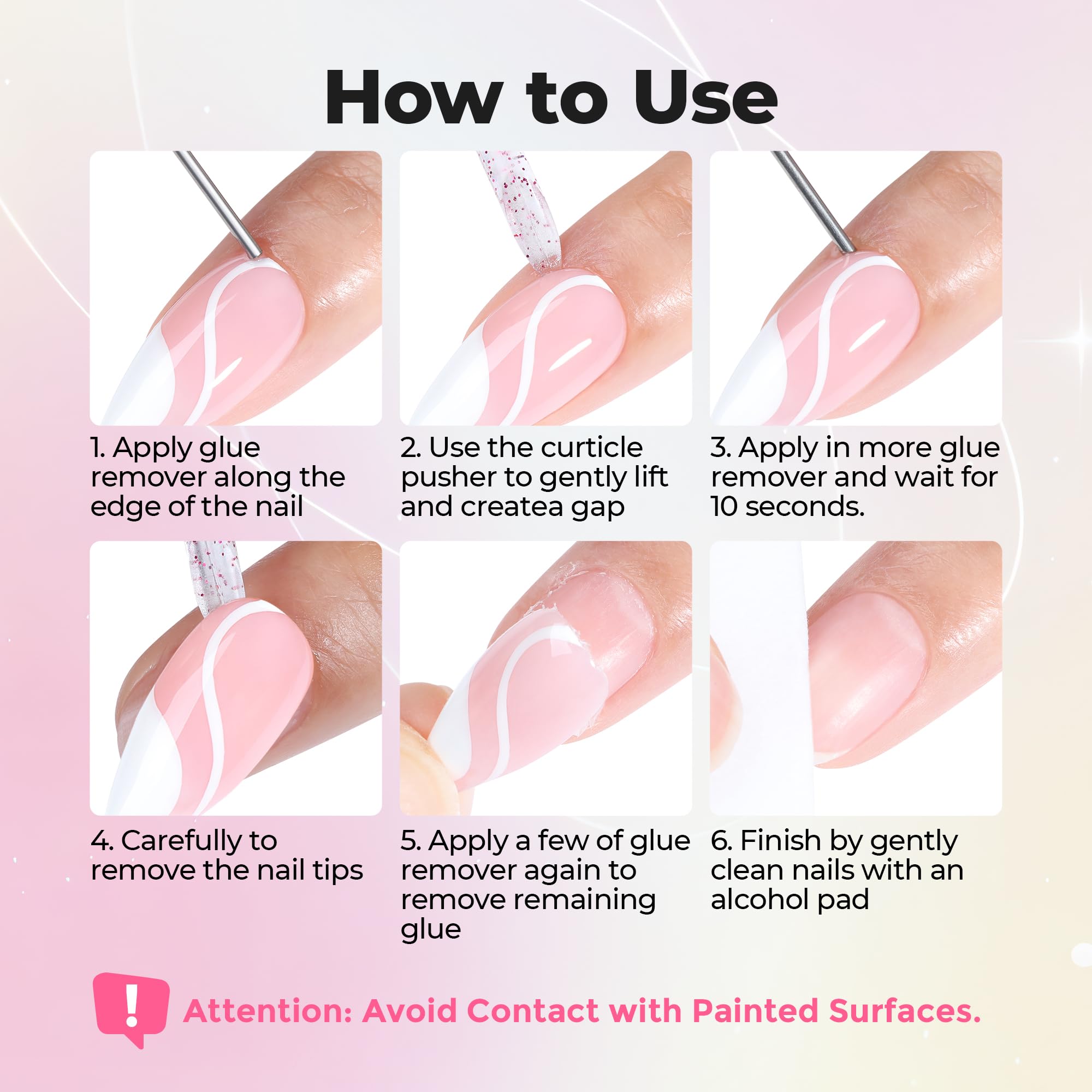 Luckyfairy para-amantes-de-las-unas, experiencia cómoda de remoción con olor suave.