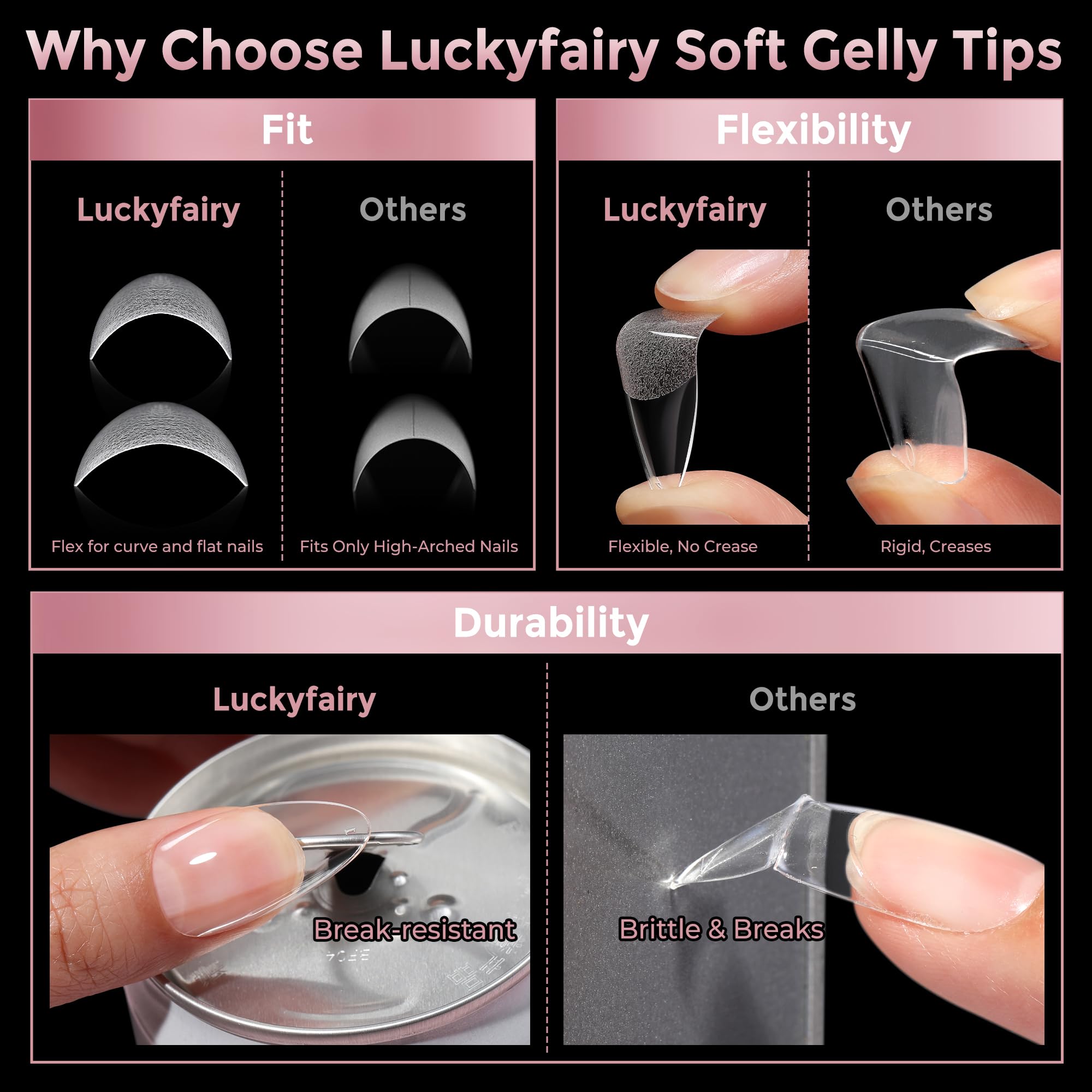 Uso en casa y en salones profesionales con Luckyfairy.