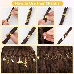 Lucomb accesorios dreadlocks para decorar mechones