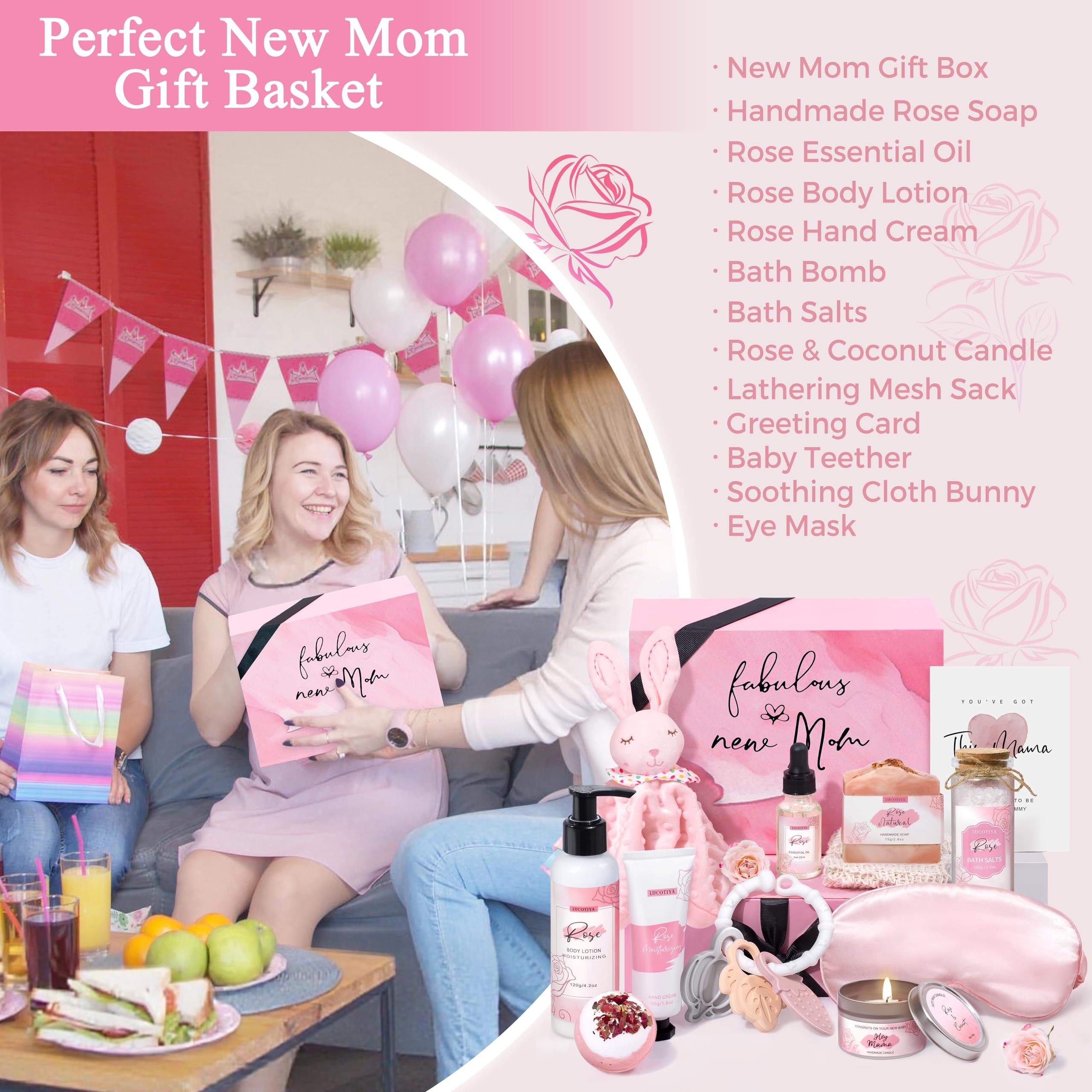 Peluche suave de confort Lucotiya para bebé y mamá