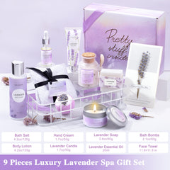 Conjunto de regalo de baño LUCOTIYA de 10 piezas para cuidado personal.
