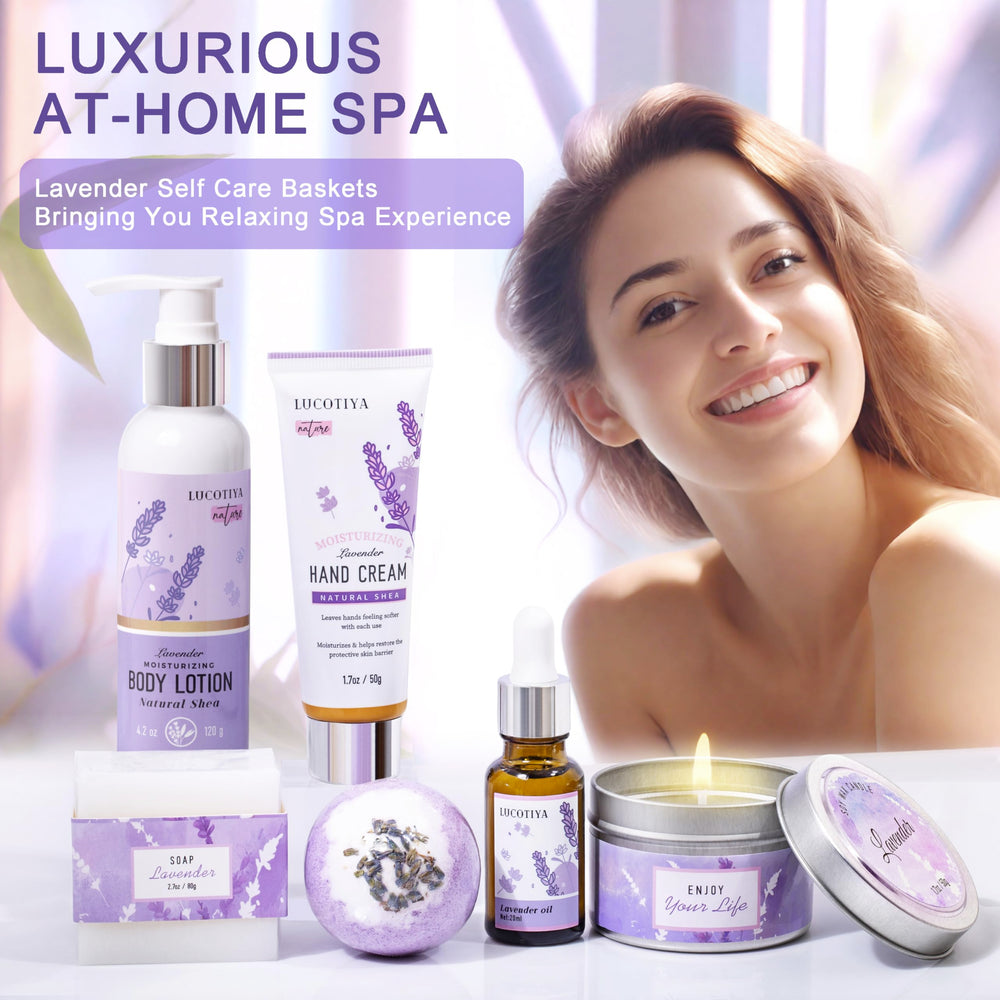 Vela lavanda LUCOTIYA para ambientar espacios.