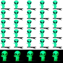 Clip alienígena Luinabio con luz verde para estilos de fiesta nocturnos