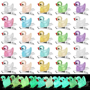 Luinabio clips pato luminosos para peinados, ideal para fiestas
