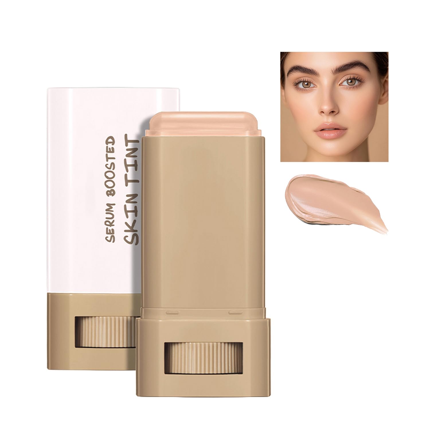 Lulesi Bálsamo de Belleza Serum aplicado para piel suave e hidratada.
