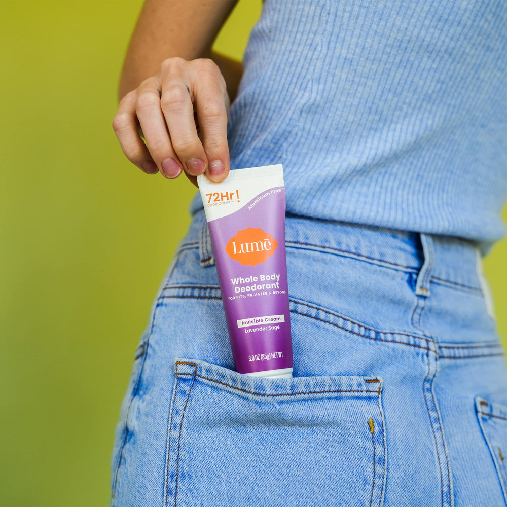 Lume control de olor 72 horas sin irritación de la piel.
