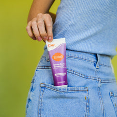Lume control de olor 72 horas sin irritación de la piel.