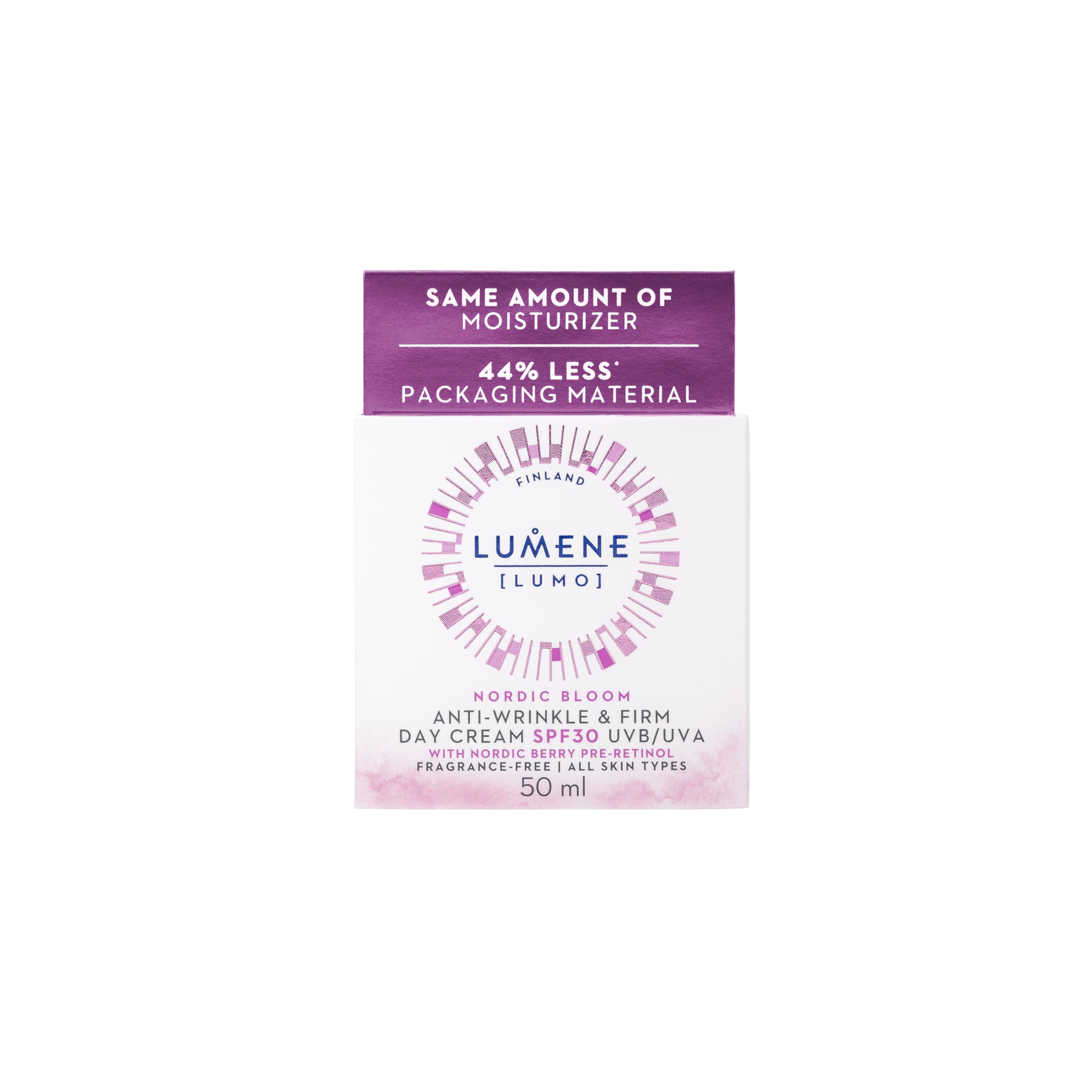 Lumene Nordic Bloom crema de día, textura suave y aplicación fácil
