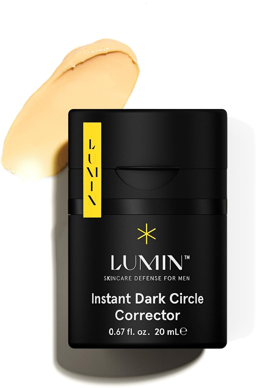 Lumin Corrector Ojeras Hombres: aplicación suave para reducir sombras.