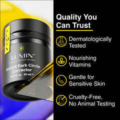Lumin: cafeína y ácido hialurónico para revitalizar la mirada.