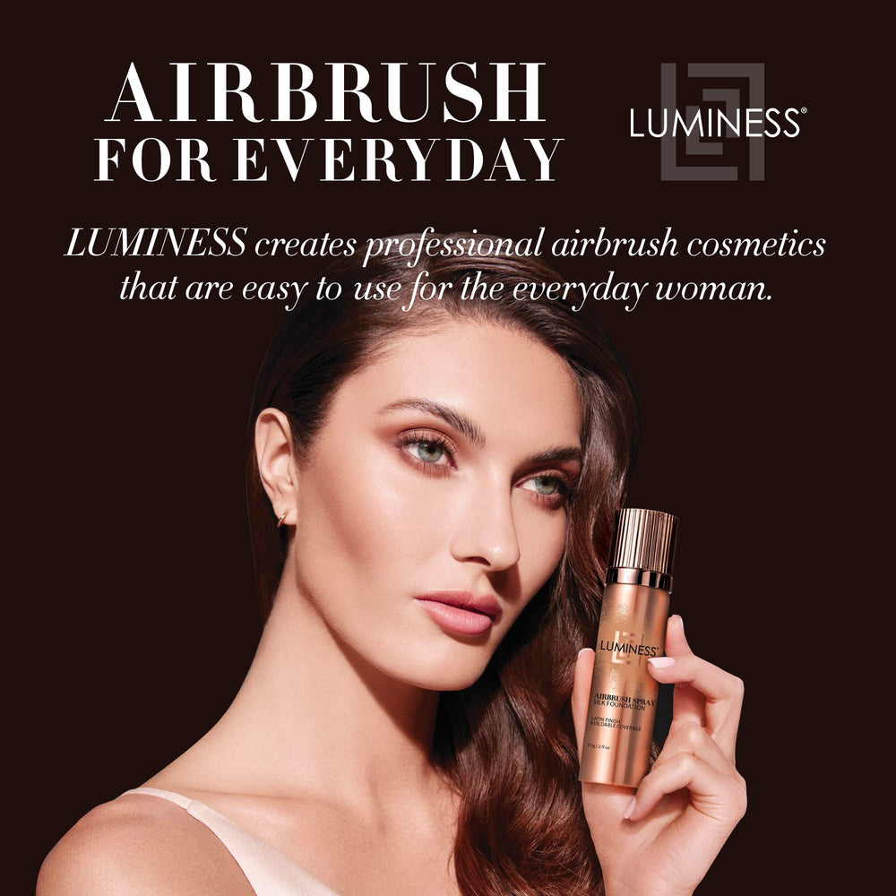 Luminess Silk, tono medio realza la naturalidad y brillo saludable.