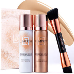 Luminess kit base seda primer empaque: preparación suave para piel hidratada.