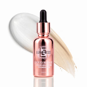 Luminess Liquid Mirage: botella con transformación de color para tono natural