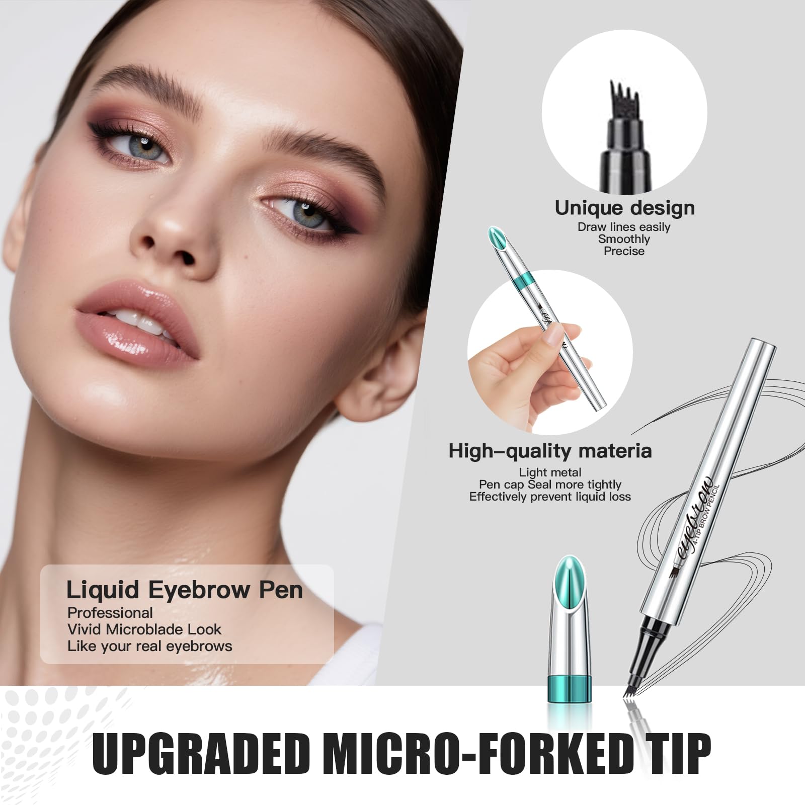Lumiyou trazo natural para cejas que imita pelos reales.