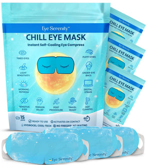 Lure Essentials CHILL: mascarilla ocular con enfriamiento inmediato para ojos hinchados