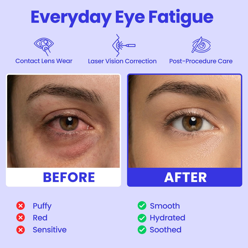 Mascarilla ocular Lure Essentials calor suave para ojos cansados