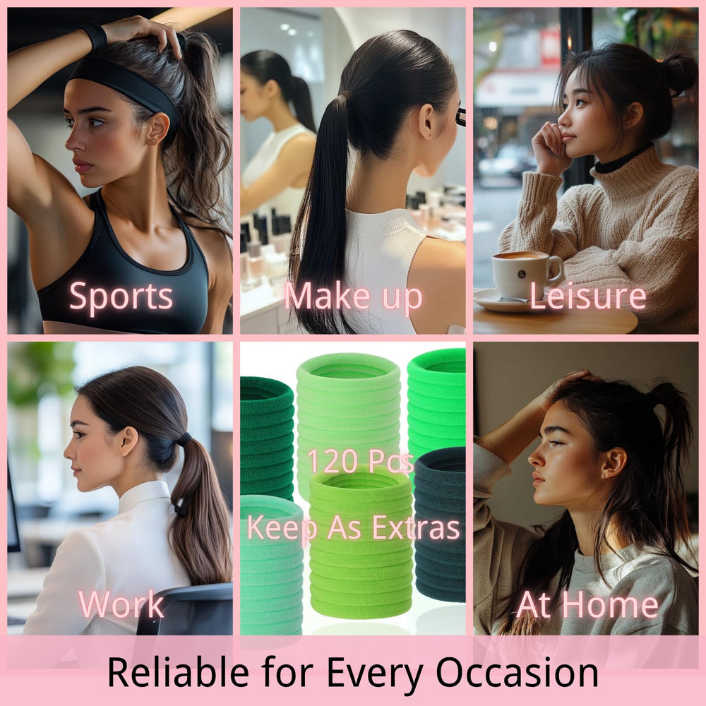 LuSeren elásticos para cabello de todas las edades, cómodo y rápido de colocar.