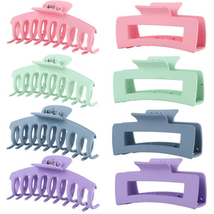 LuSeren pinzas color verde pastel: sujeción suave para el peinado diario.