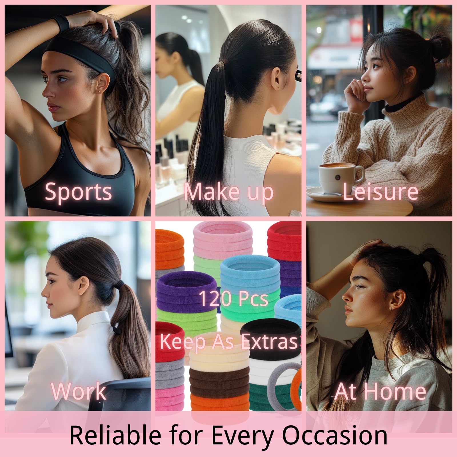 LuSeren elásticos suaves para cabello fino y delicado.