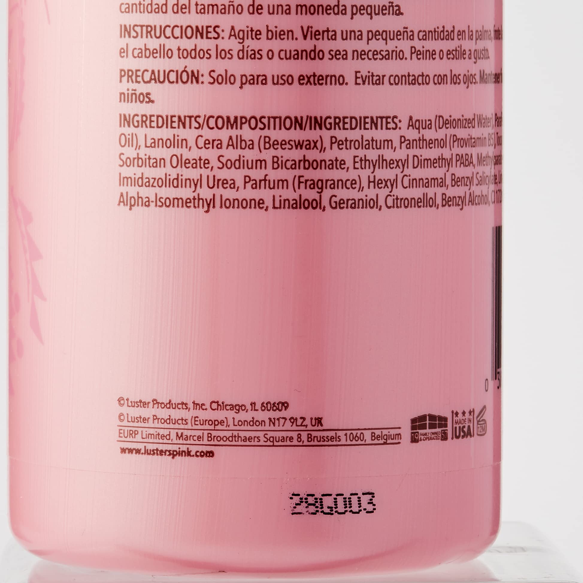 Fórmula con Pro-Vitamina B5 y vitamina E para nutrir la fibra capilar.